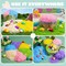 12 Oz Easter Plastic Grass in 6 Colors Shred Packaging Filler for Basket Filling